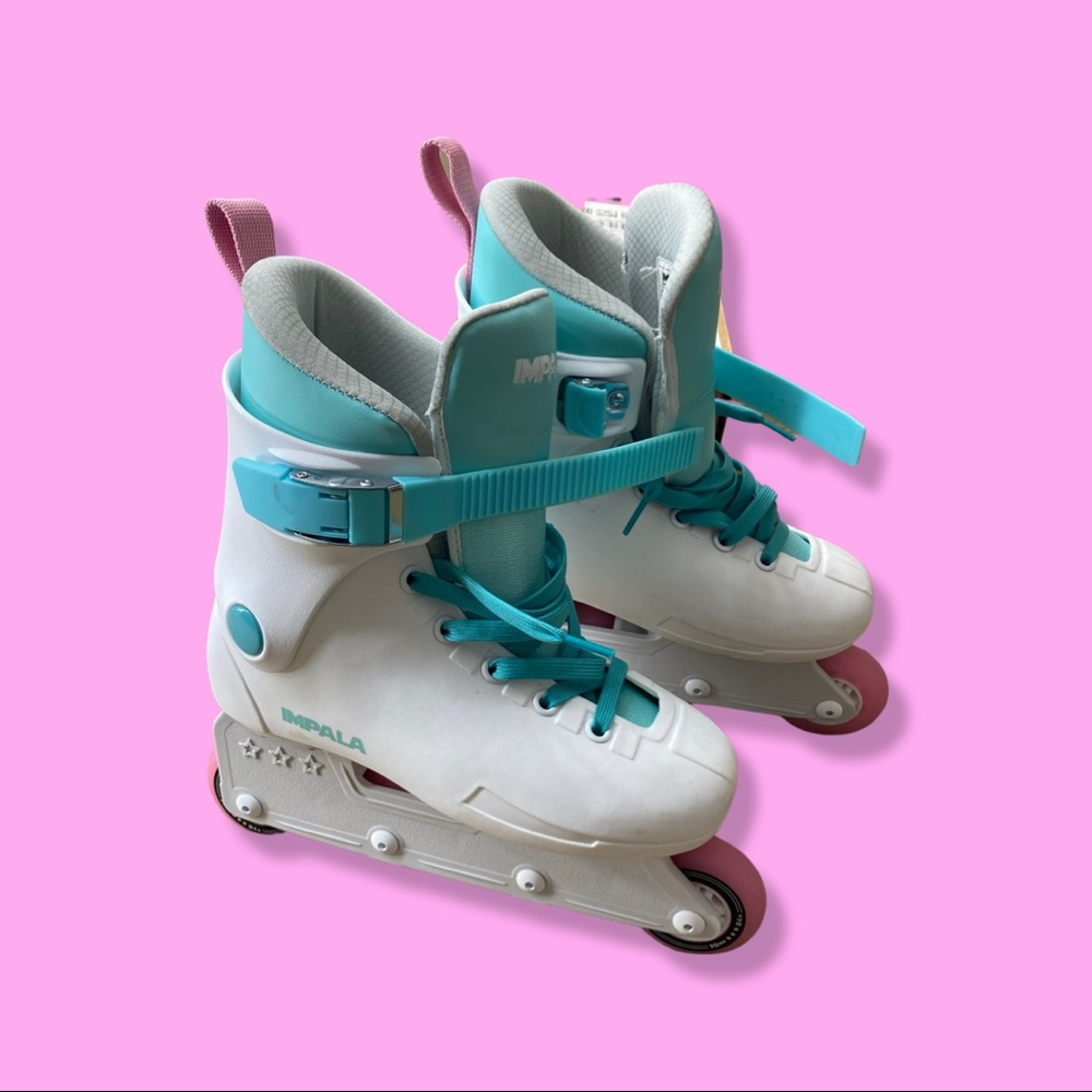 Impala lightspeed inline skates- white- size 5
